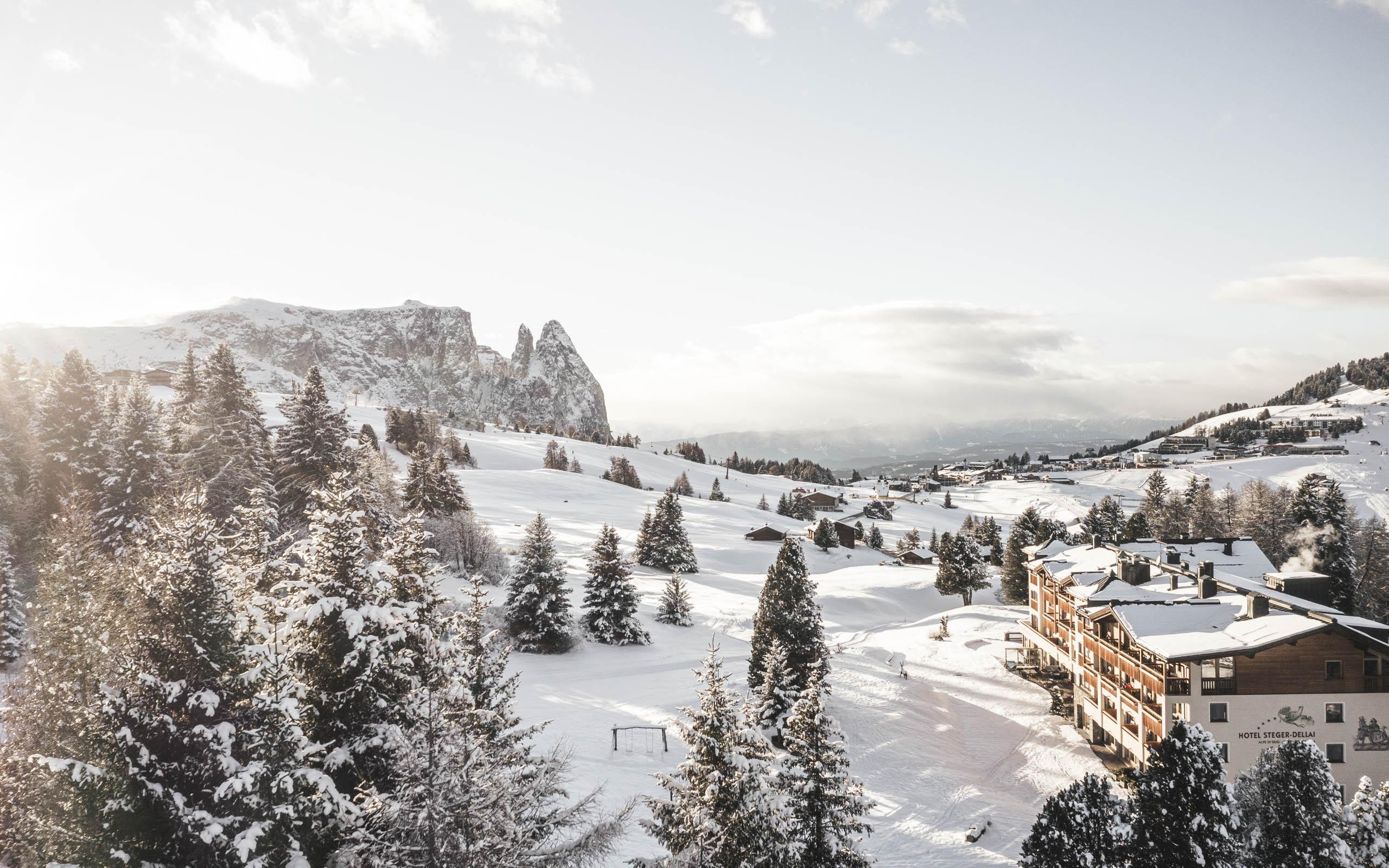 Hotel Steger-Dellai Seiser Alm Zewnętrze zdjęcie